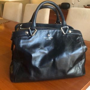 Kate Spade black bowling bag